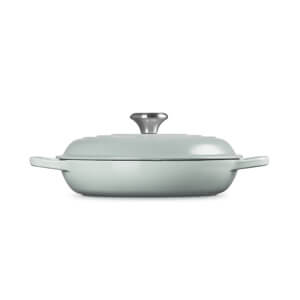 Le Creuset Signature Sea Salt Cast Iron Shallow Casserole 26cm